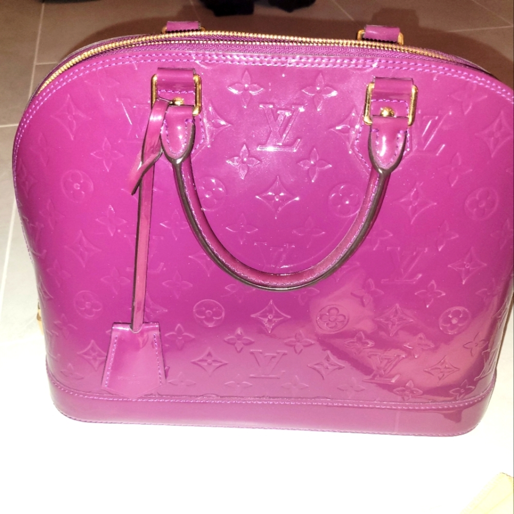 Louis Vuitton Vernis Alma MM Amethyste
